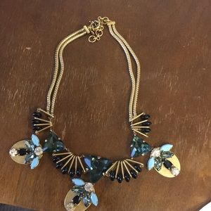 J.Crew blue and green necklace